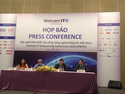 Hội nghị phát triển gia công công nghệ thông tin Việt Nam- VNITO 2015 sẽ diễn ra từ ngày 14 đến 16/10/2015